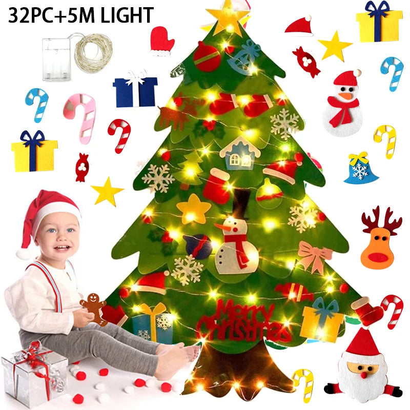 Feltmas Tree - Felt Tree For Toddlers