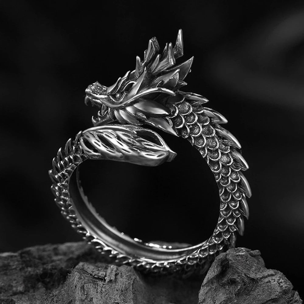 Dragon Ring: Sterling Silver