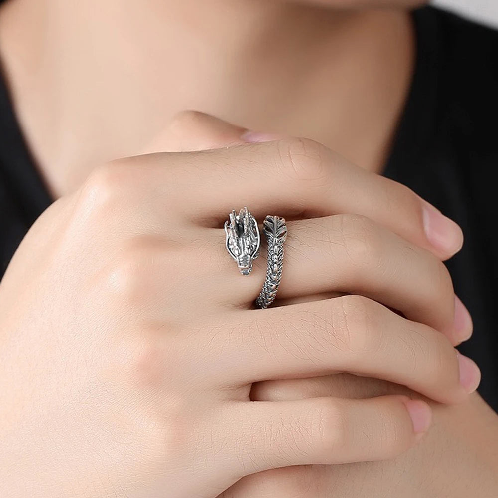 Dragon Ring: Sterling Silver