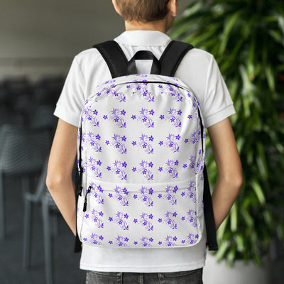 Backpack - Purple Flower