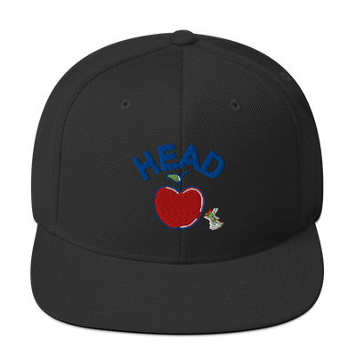 Snapback Hat - Apple Head